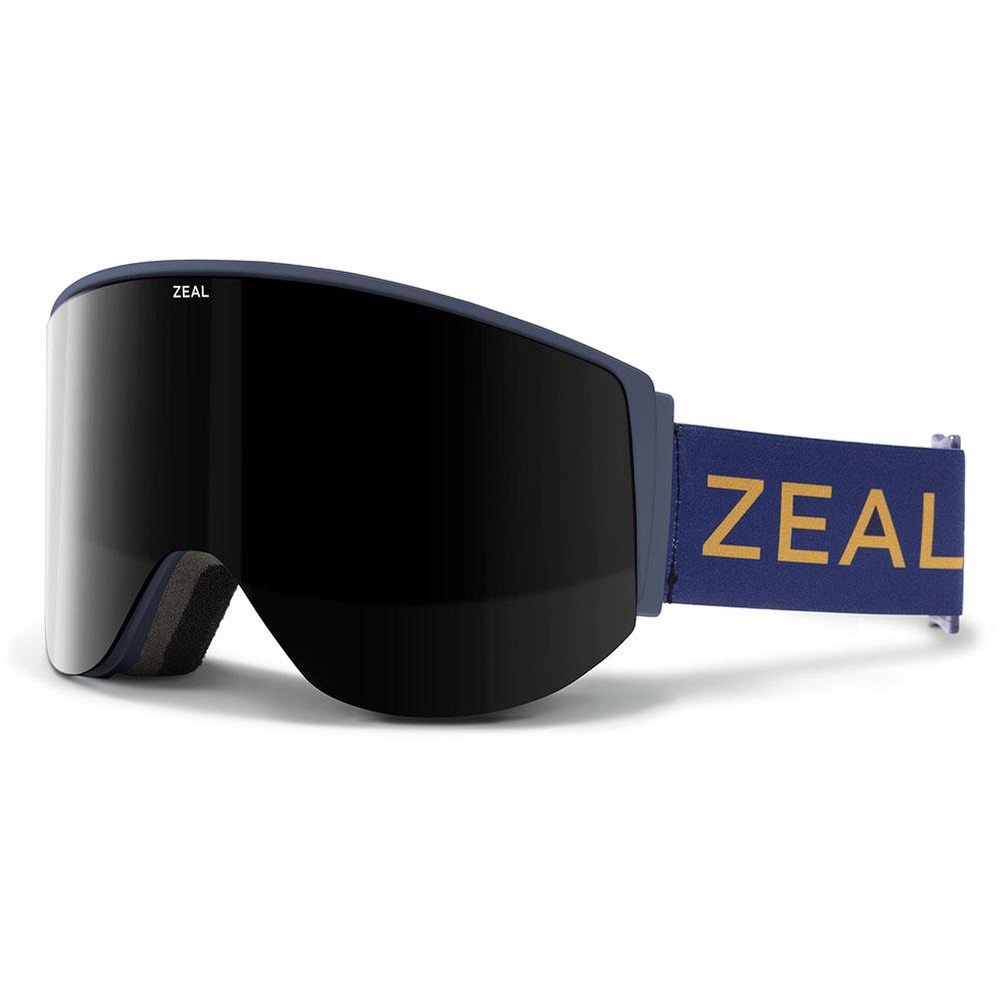 Zeal Optics Beacon Blue and Black Frameless Ski Goggles Color: Wildwood